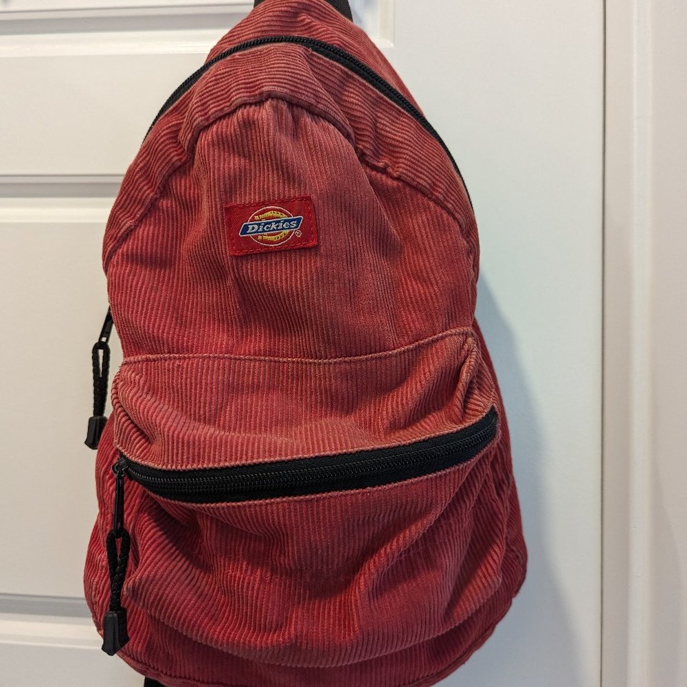 Dickies Rust Colored Corduroy Mini-backpack